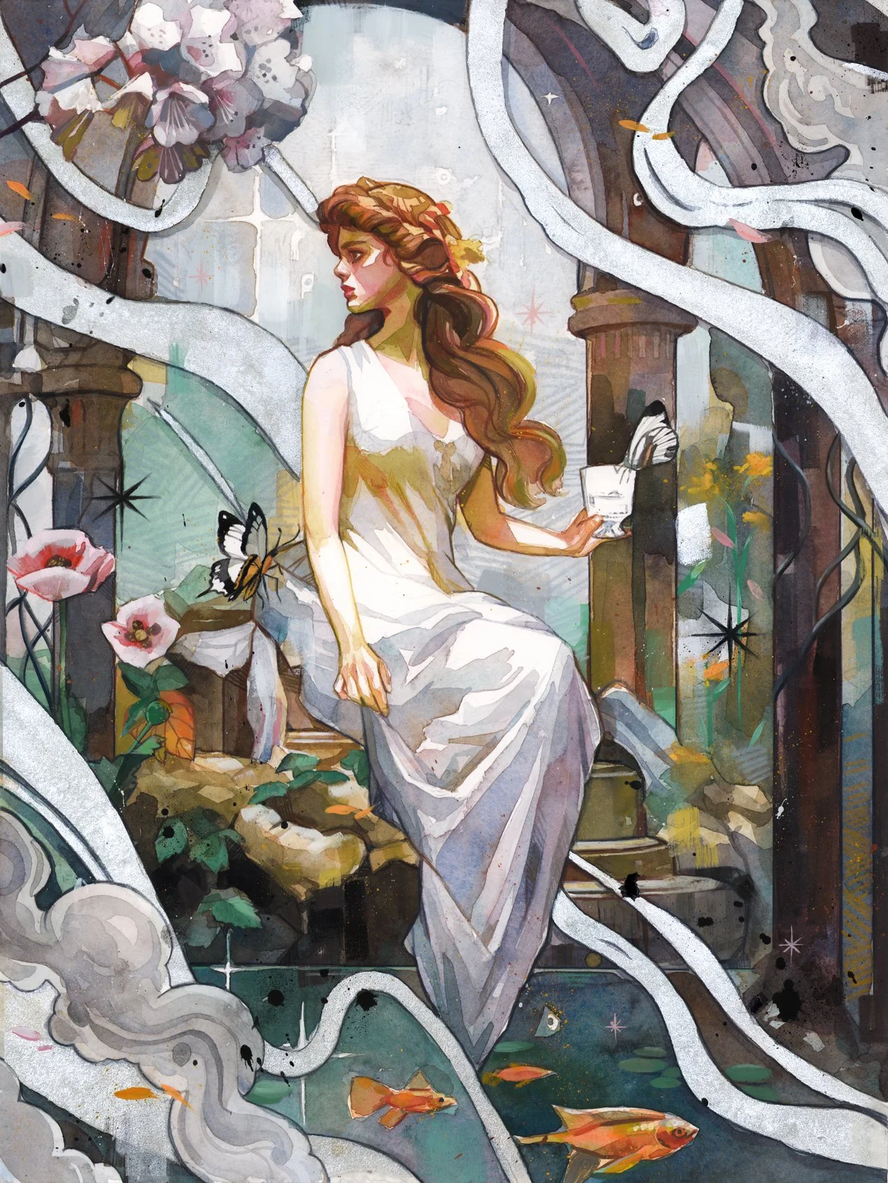 Anthéia's Chalice' Limited Edition Fine Art Print — Lioba